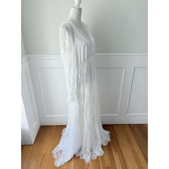 Baltic Born Gloria Lace Maxi Dress White NWT 3X - Picture 7 of 12